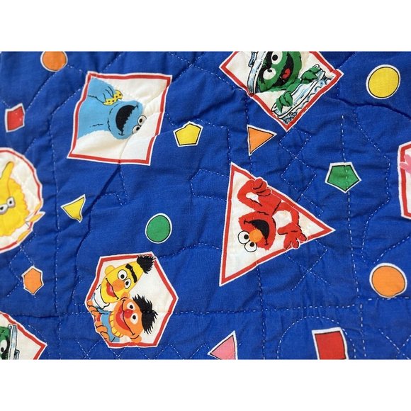 Handmade Sesame Street Blanket Embroidered Animals Baby Blanket - Picture 15 of 16
